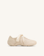 Flavia Ballerina Sneakers - Apricot