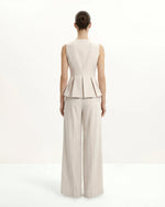 Structured Seam Round - Beige