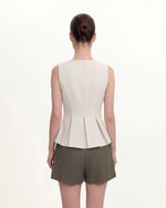 Structured Seam Round - Beige