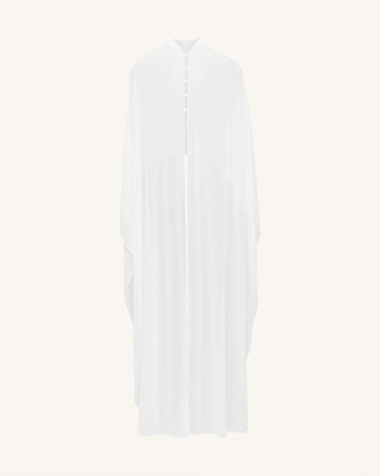 Tulle Cape Shawl - White
