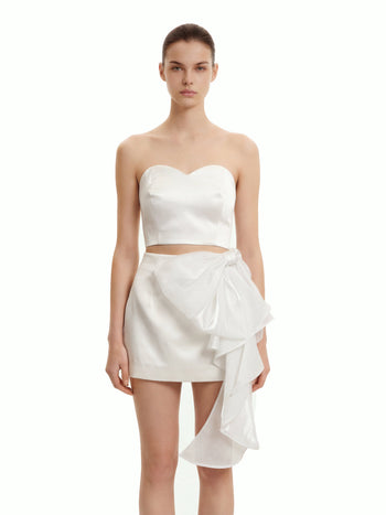 Sweetheart Bustier - White