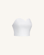 Sweetheart Bustier - White