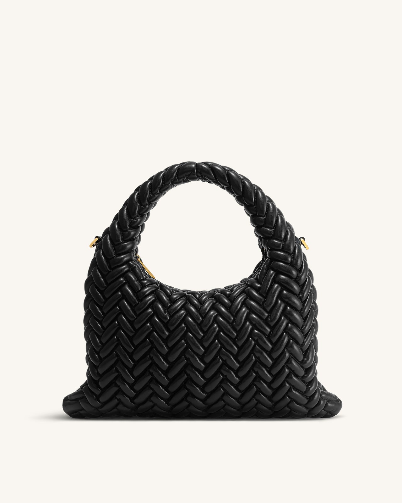 Cora Quilting Handle Bag - Black