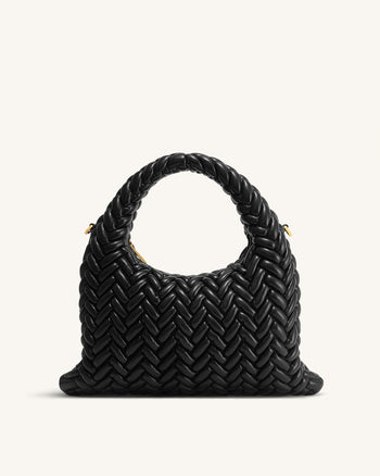 Cora Quilting Handle Bag - Black
