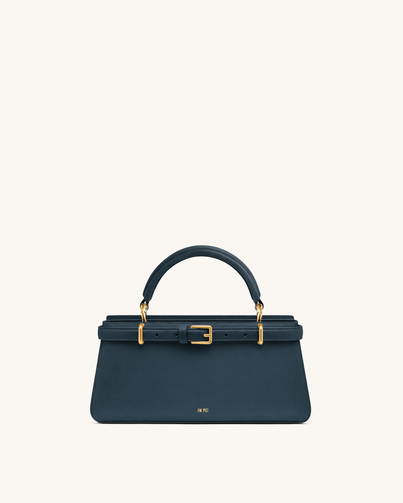Elena Classic Top Handle Bag - Navy