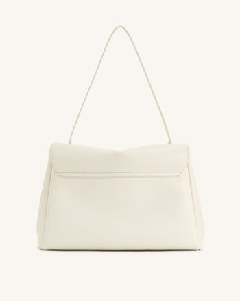 Hilary Shoulder Bag - White
