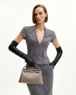 Carmen Top Handle Bag - Apricot