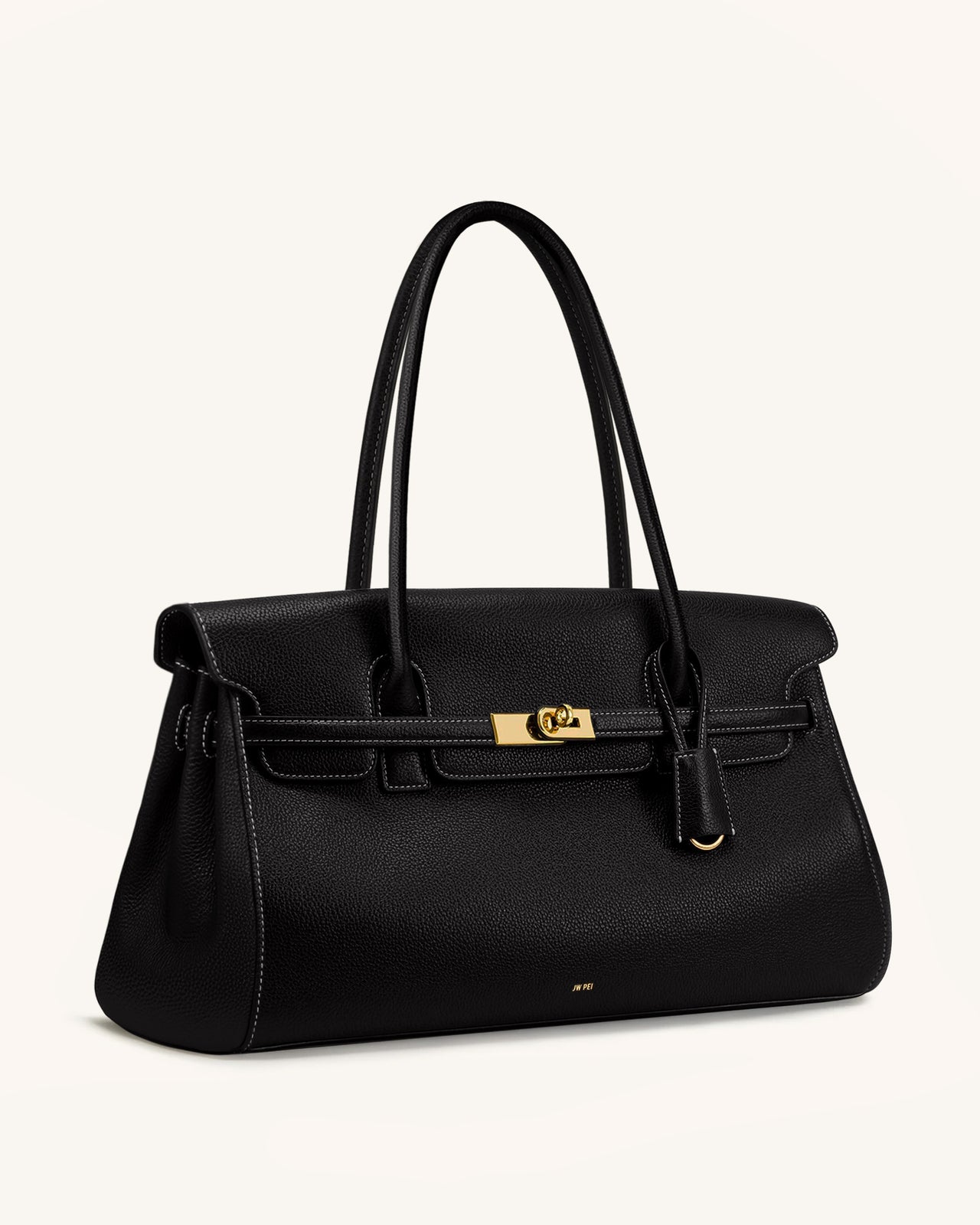 Yara Large Shoulder Bag - Black