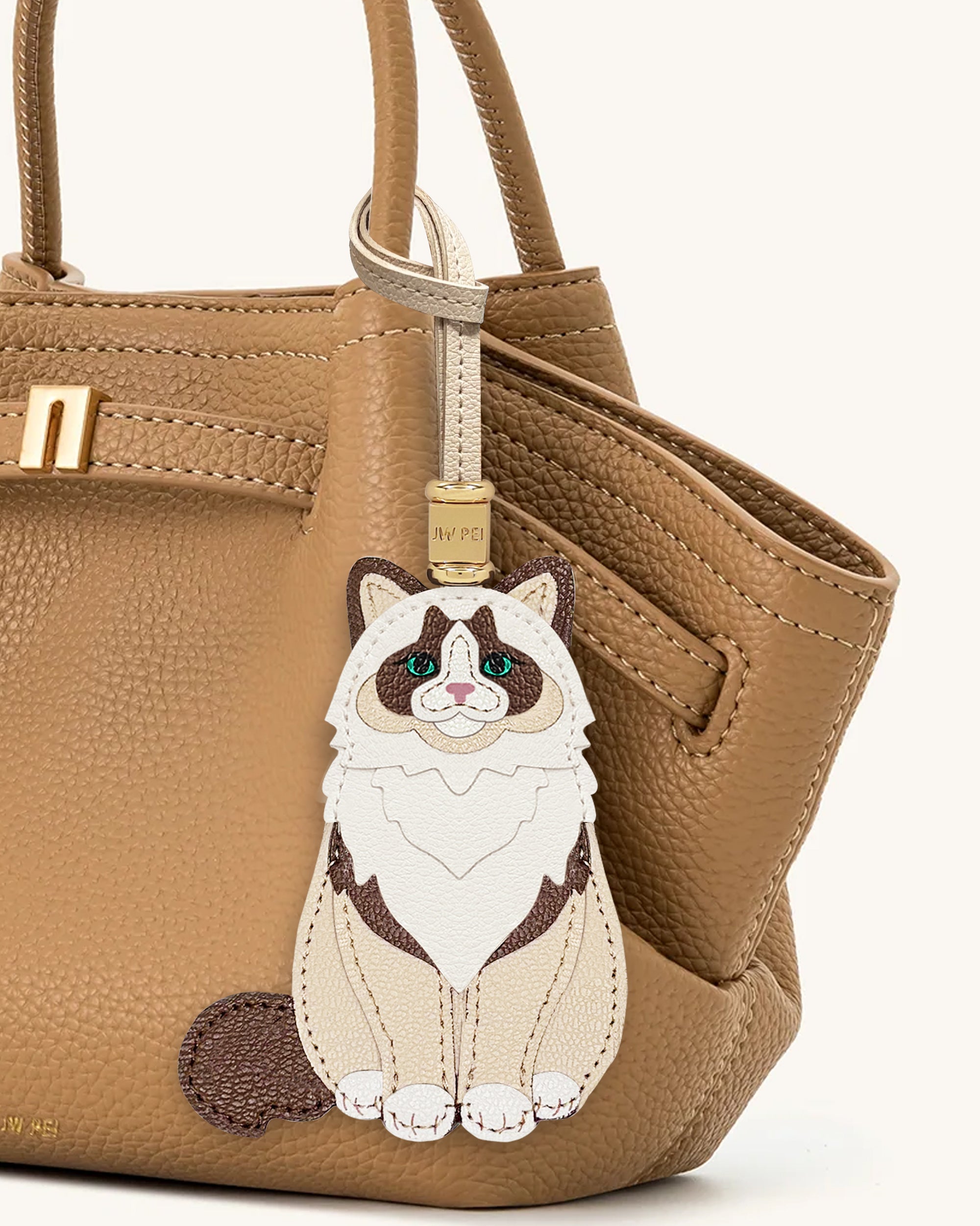 Ragdoll Cat Bag Charm - Beige - JW PEI LATAM