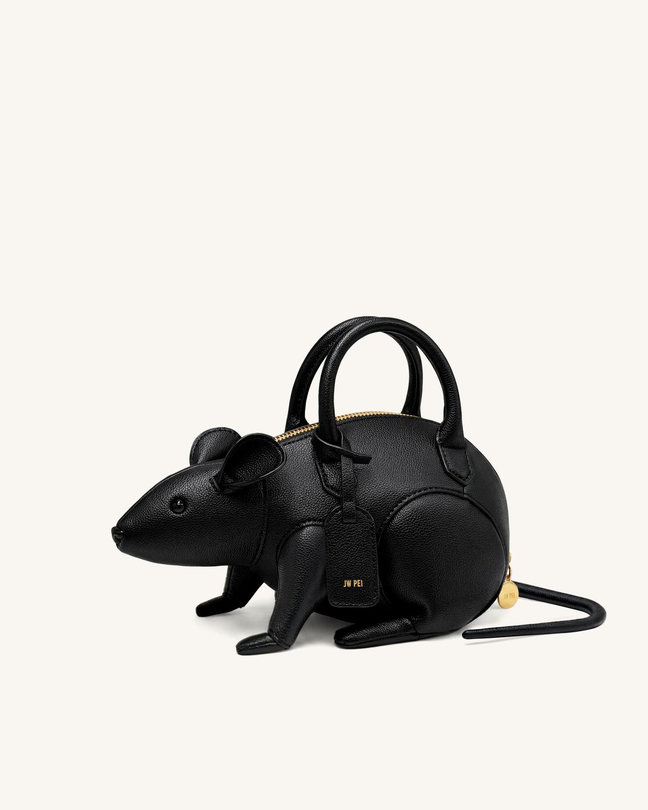Mia Mouse Top Handle Bag - Black
