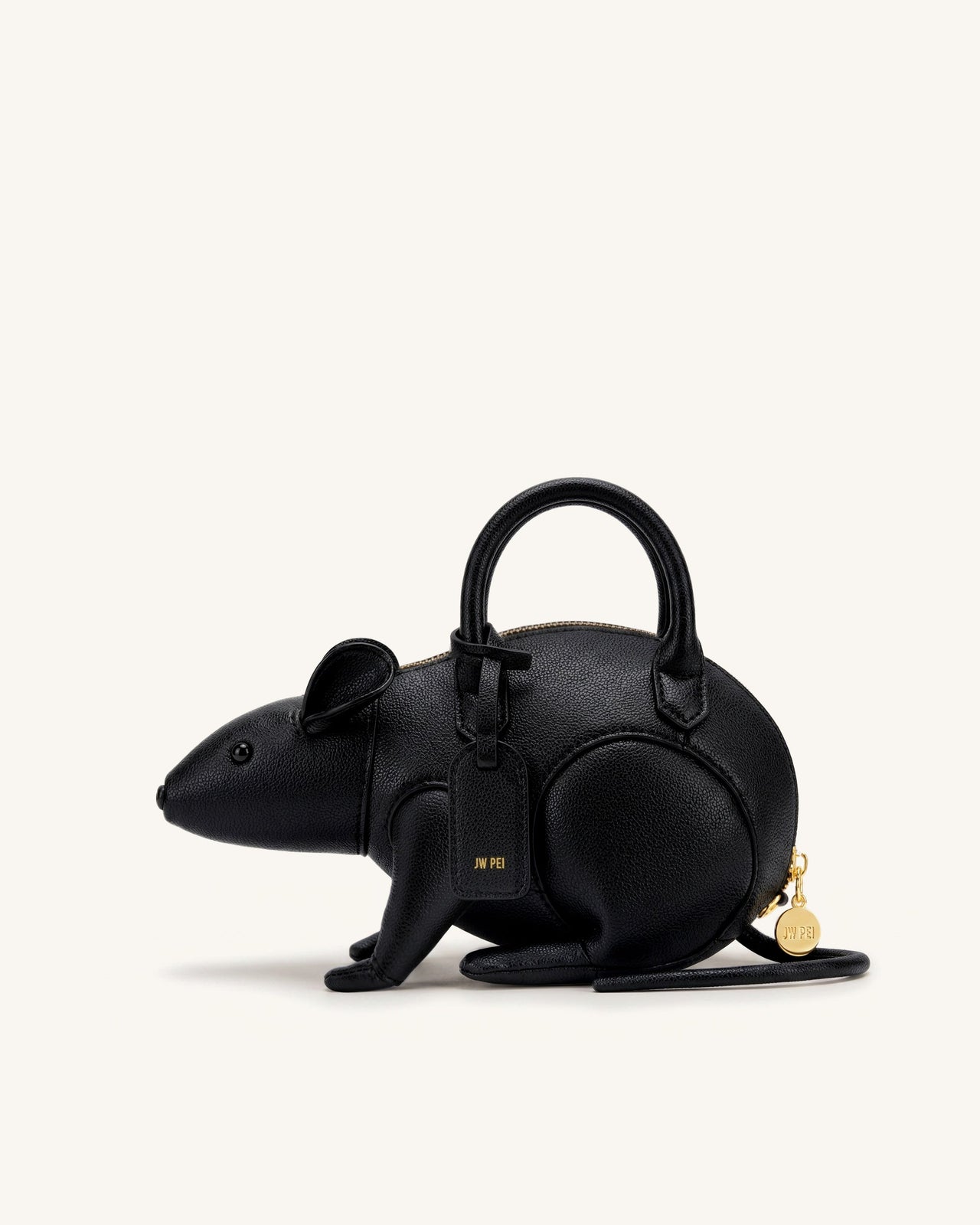 Mia Mouse Top Handle Bag - Black