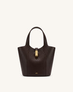 Bella Bucket Bag - Dark Brown