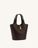 Bella Bucket Bag - Dark Brown