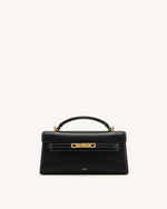 Noor Top Handle Bag - Ink Black