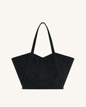 Kiana Large Capacity Tote Bag - Black