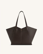Kiana Large Capacity Tote Bag - Caramel