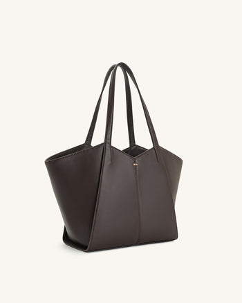Kiana Large Capacity Tote Bag - Caramel