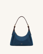 Velora Denim Shoulder Bag - Blue Denim