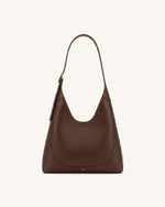 Willow Soft Hobo Shoulder Bag - Dark Brown