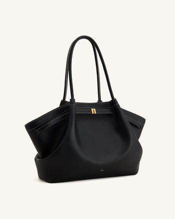 Hana Large Tote Bag - Black