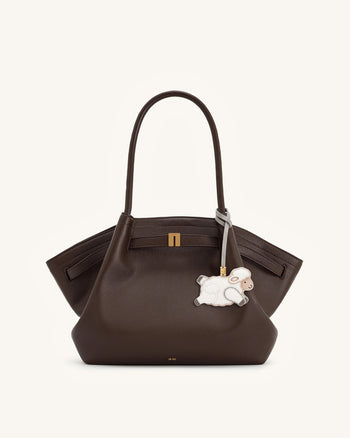 Little Sheep Bag Charm - White