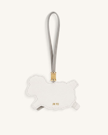 Little Sheep Bag Charm - White