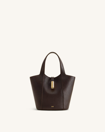 Bella Bucket Bag - Dark Brown
