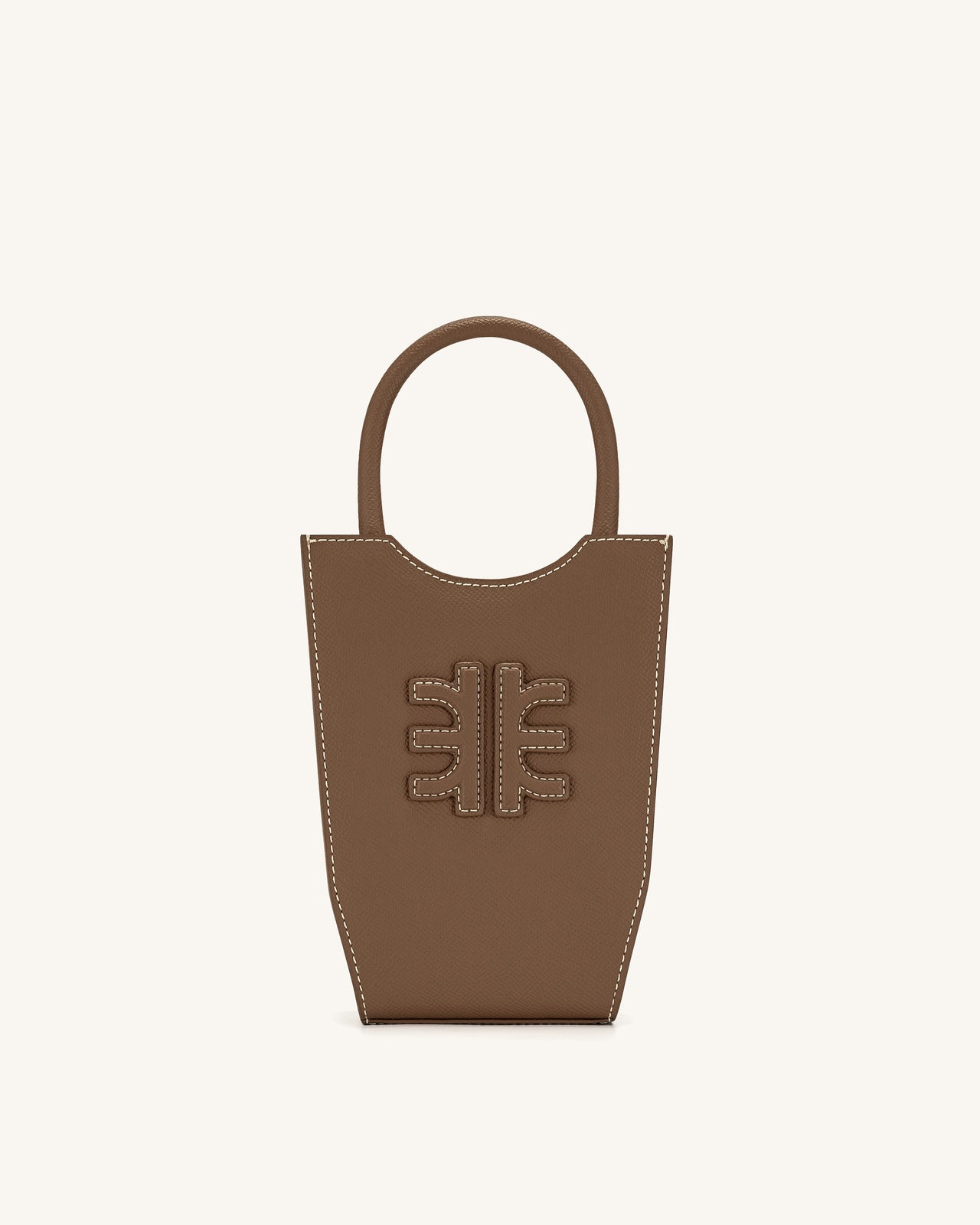 FEI Grained Phone Bag - Brown