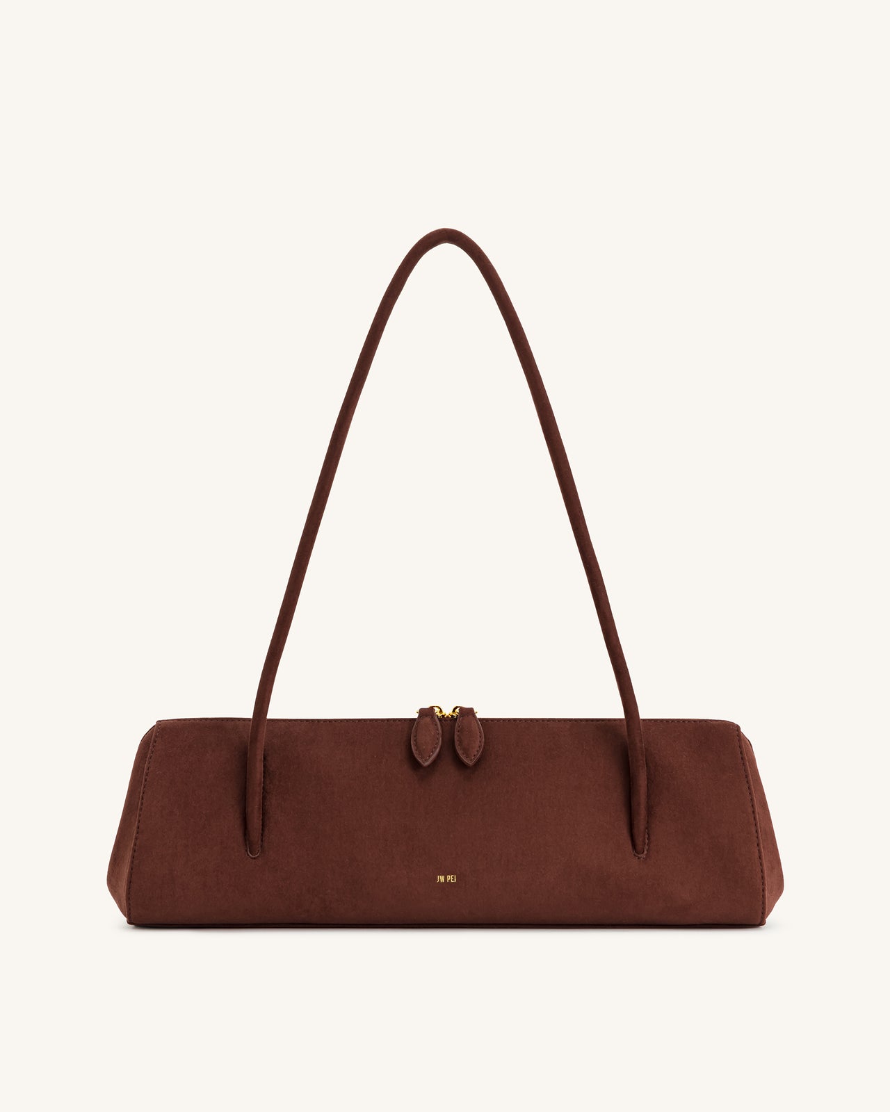 Nova Baguette Style Shoulder Bag - Brown