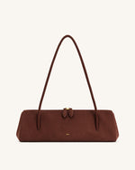 Nova Baguette Style Shoulder Bag - Brown