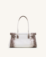 Yara Shoulder Bag - White Croc