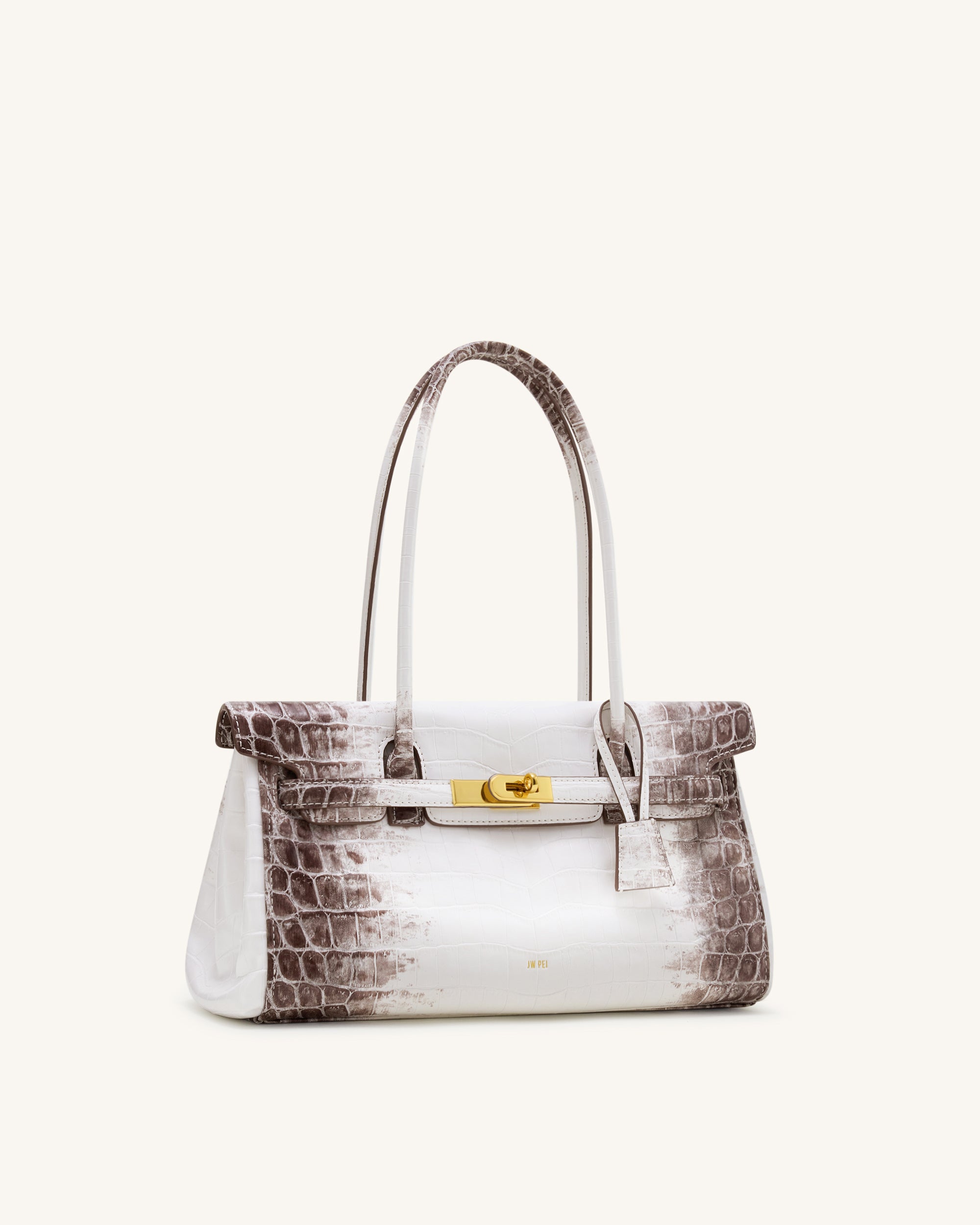 Yara Shoulder Bag - White Croc – JW PEI LATAM