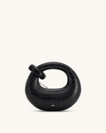 Abacus Mini Top Handle Bag - Black Croc