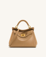 Lucia Classic Top Handbag - Brown