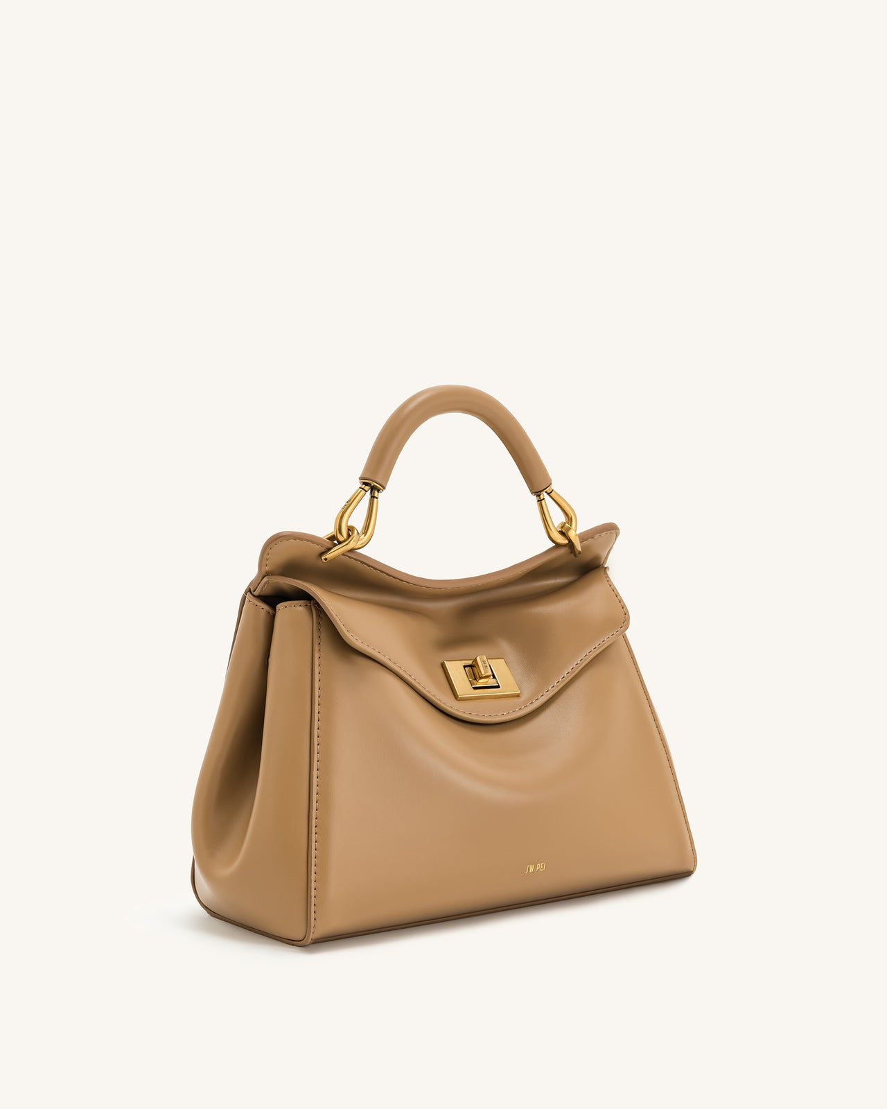 Lucia Classic Top Handbag - Brown