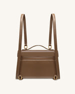 Thea Large Top Handle Bag - Mocha Brown