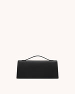 Lena Metal Rope Knot Top Handle Bag - Black