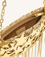 Anika Star-Embellished Chain Bag - Gold