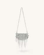 Anika Star-Embellished Chain Bag - Silver