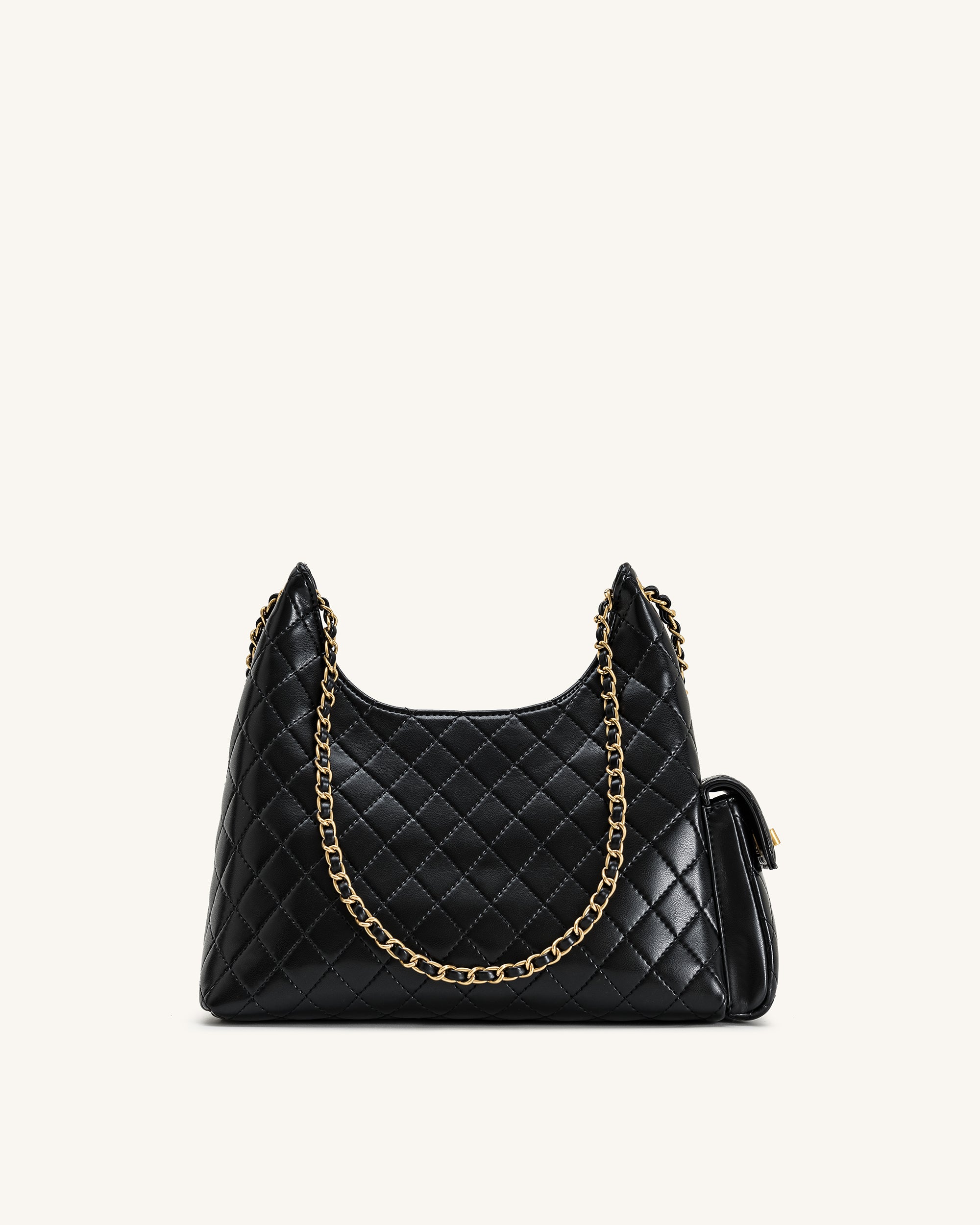 Vivian Quilted Chain Shoulder Bag - Black – JW PEI LATAM