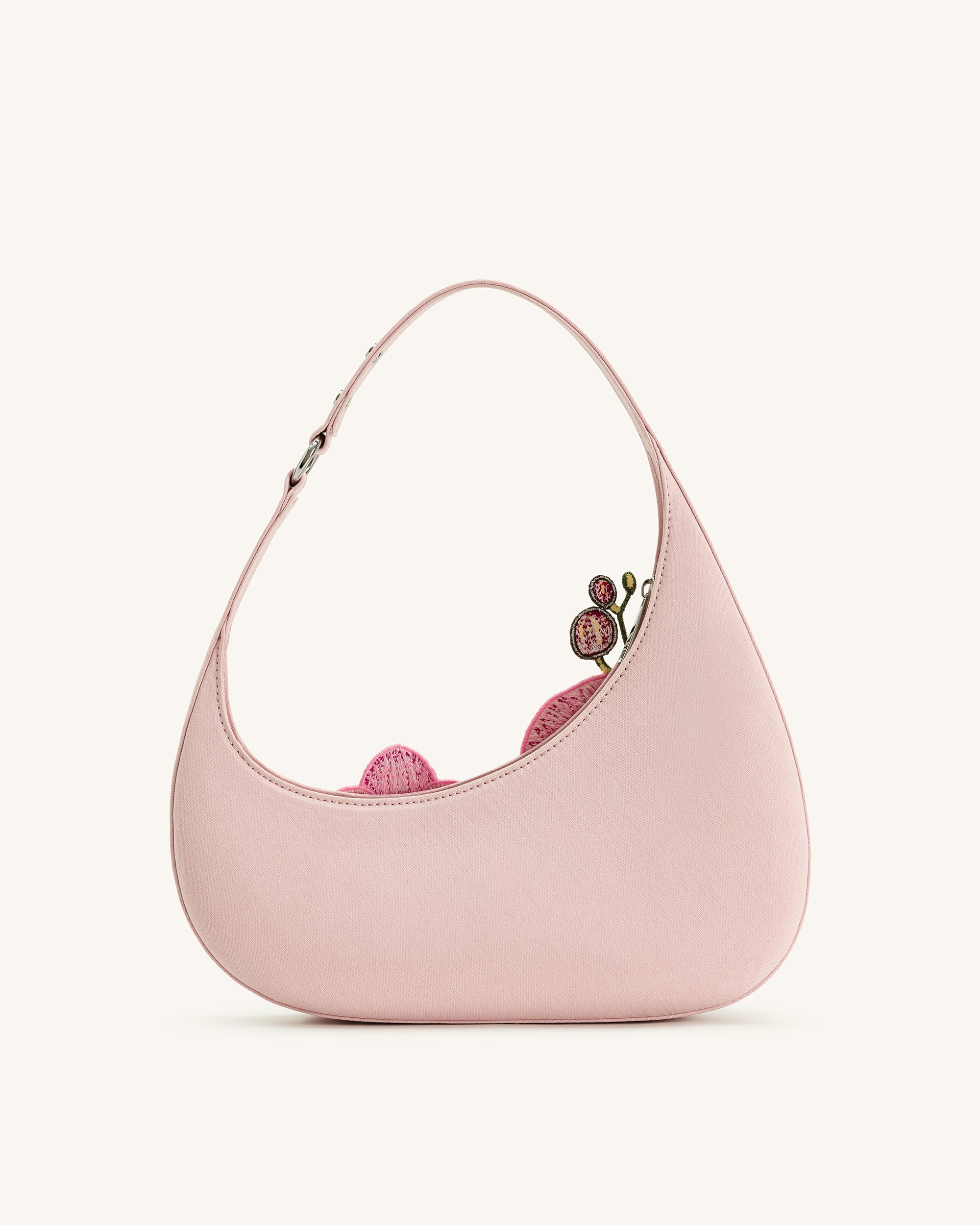 聖ディヴァイン　バーナード・ジェイ　Bernard Jay　ピンク・フラミンゴ Harlee Orchid Embroidered Shoulder Bag - Pink - JW PEI LATAM