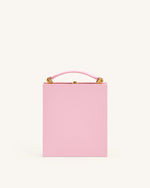 Taya-Puppy Pattern Book Shape Clutch Bag - Pink