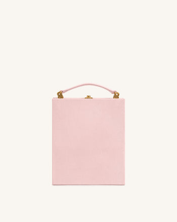 Taya Tropical Parrot Pattern Book Shape Clutch Bag - Pink