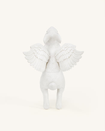 Flying Bunny Shaped Bag - White