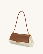 Eloise Shoulder Bag - Brown Canvas