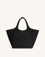 Eliana Nylon Tote Bag - Black