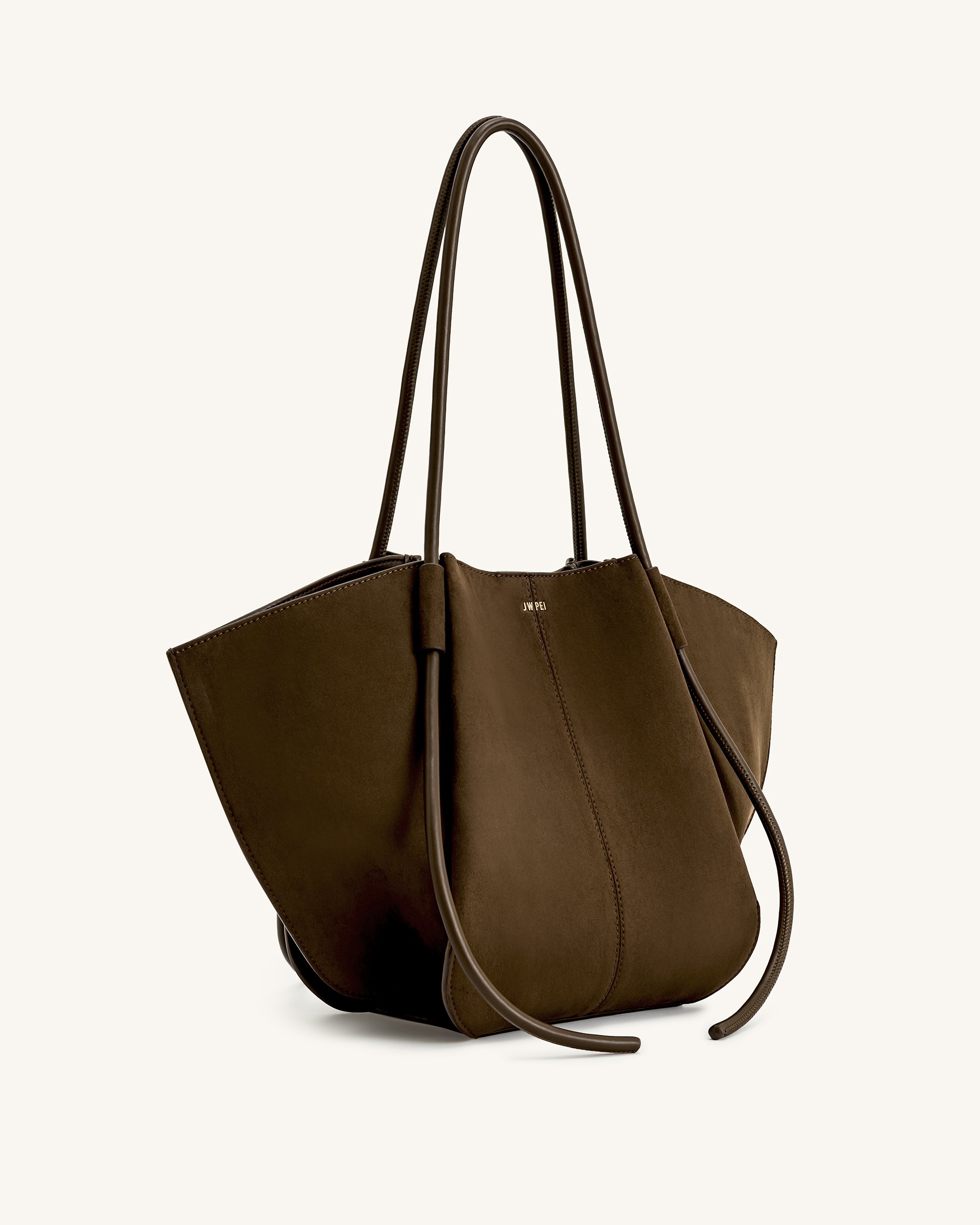 Nala Wide Tote Bag - Mocha Brown - JW PEI LATAM
