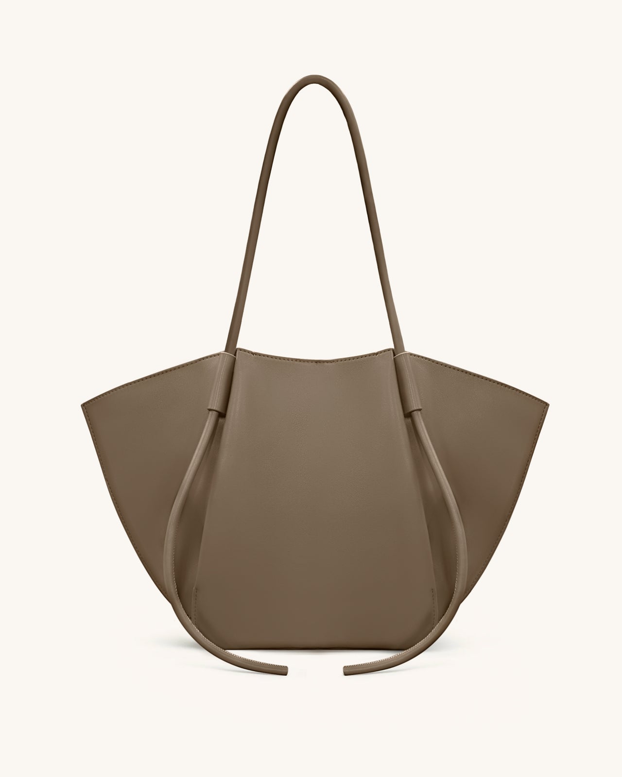 Nala Wide Tote Bag - Taupe