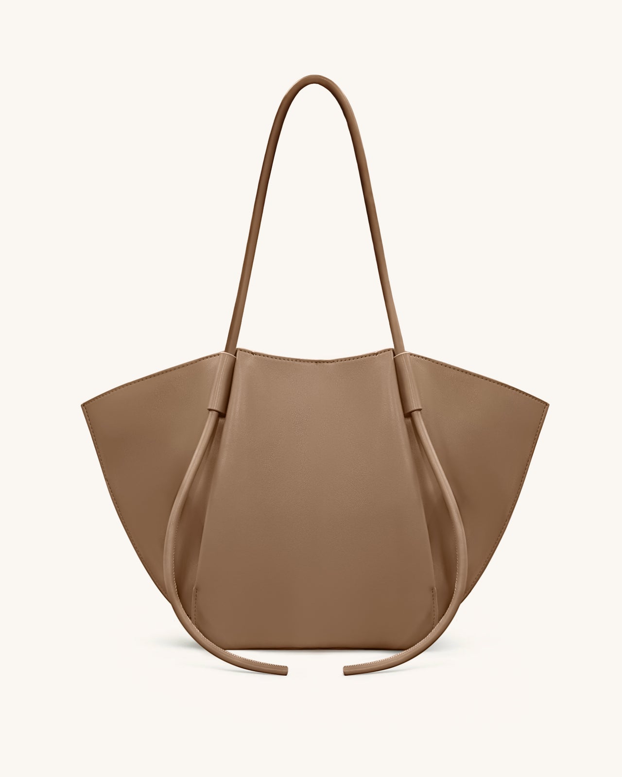 Nala Wide Tote Bag - Clay Brown