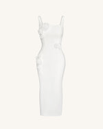 Garden Grace Sheath Dress - White